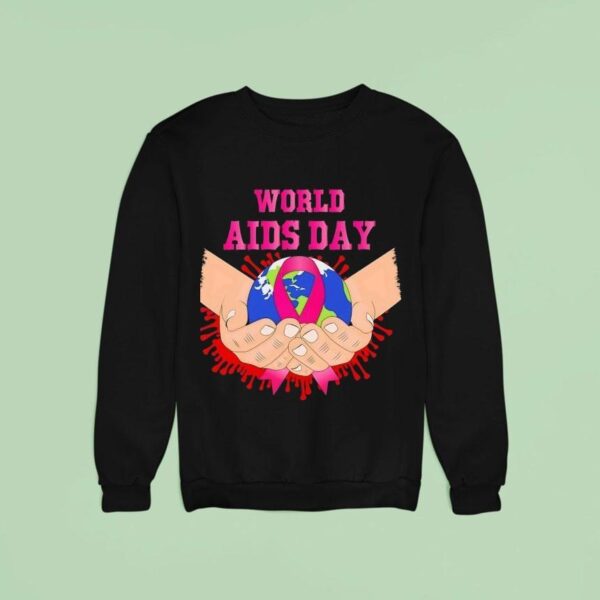 World Aids Day Earth Awareness Sweatshirt