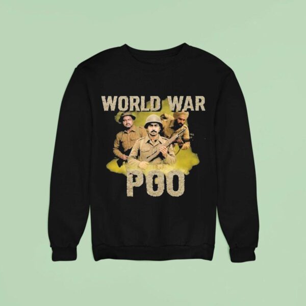 World War Poo Soldier Raag Desh Sweatshirt