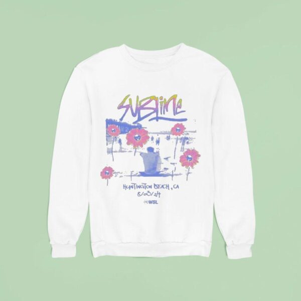 Wsl Sublime Think Huntington Beach Ca Sweatshirt