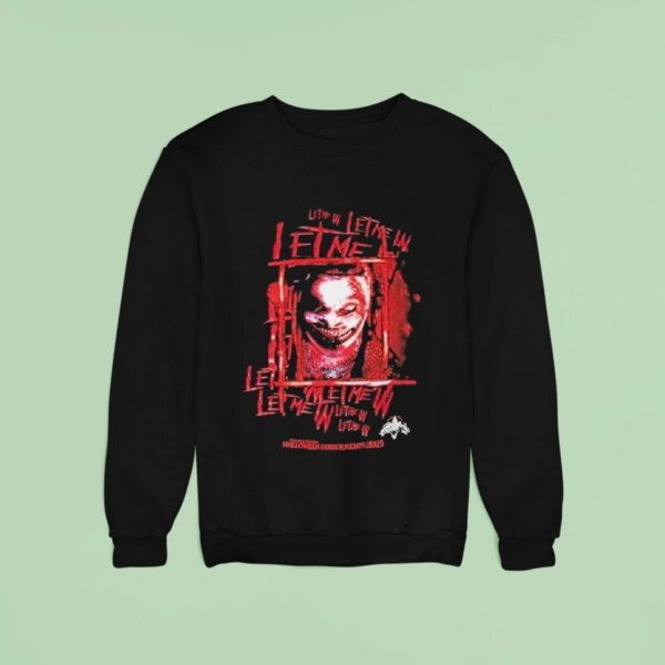 Wyatt Sick Let Me Halloween Horror Nights Sweatshirt