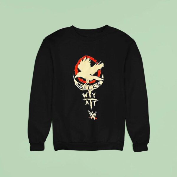 Wyatt Sicks Wwe Logo Sweatshirt