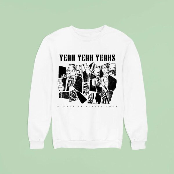 Yeah Yeah Yeahs Hidden In Pieces Tour Faces S Sweatshirt