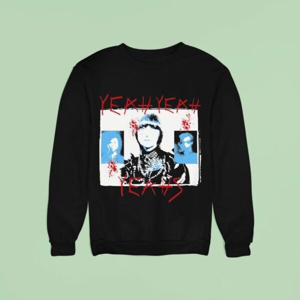 Yeah Yeah Yeahs Spitting Off The Edge Of The World Blood Sweatshirt