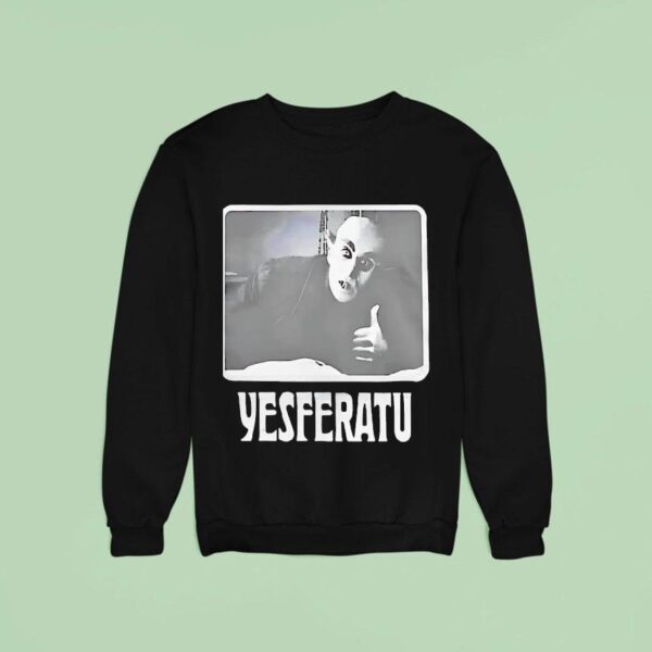 Yesferatu Horror Character Sweatshirt