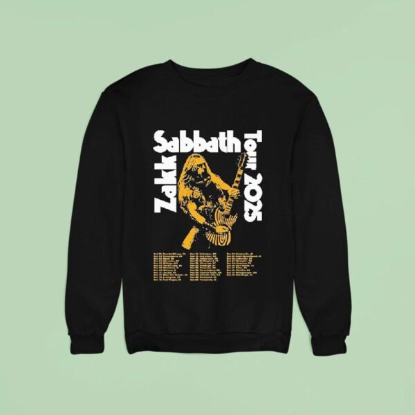 Zakk Sabbath Tour Dates On October In Rancho Mirage Ca Sweatshirt
