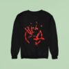 Zero Crown Of Thorns Logo Hand Sweatshirt