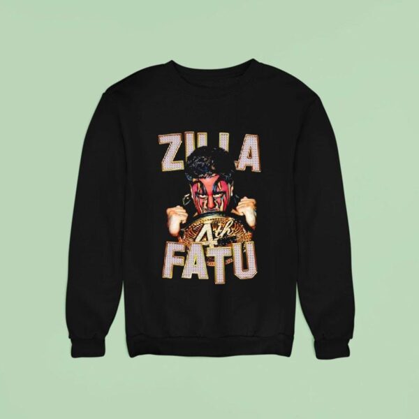 Zilla Fatu Th Anniversary Graphic Sweatshirt