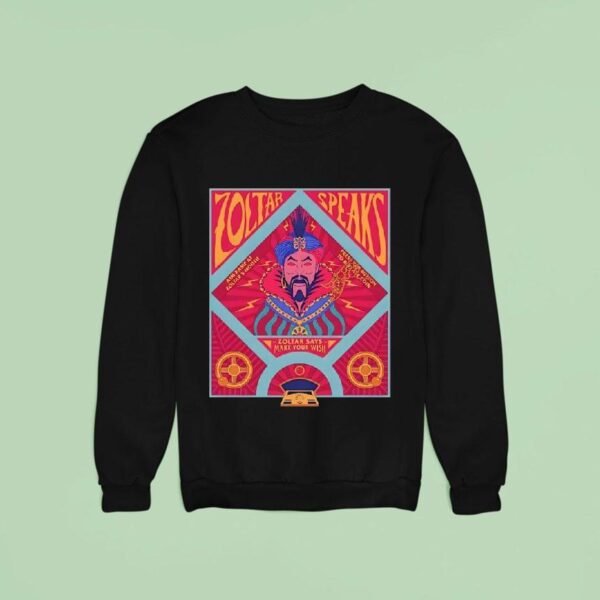 Zoltar Speaks The Zoltar Fortune Teller Machine From Big Sweatshirt