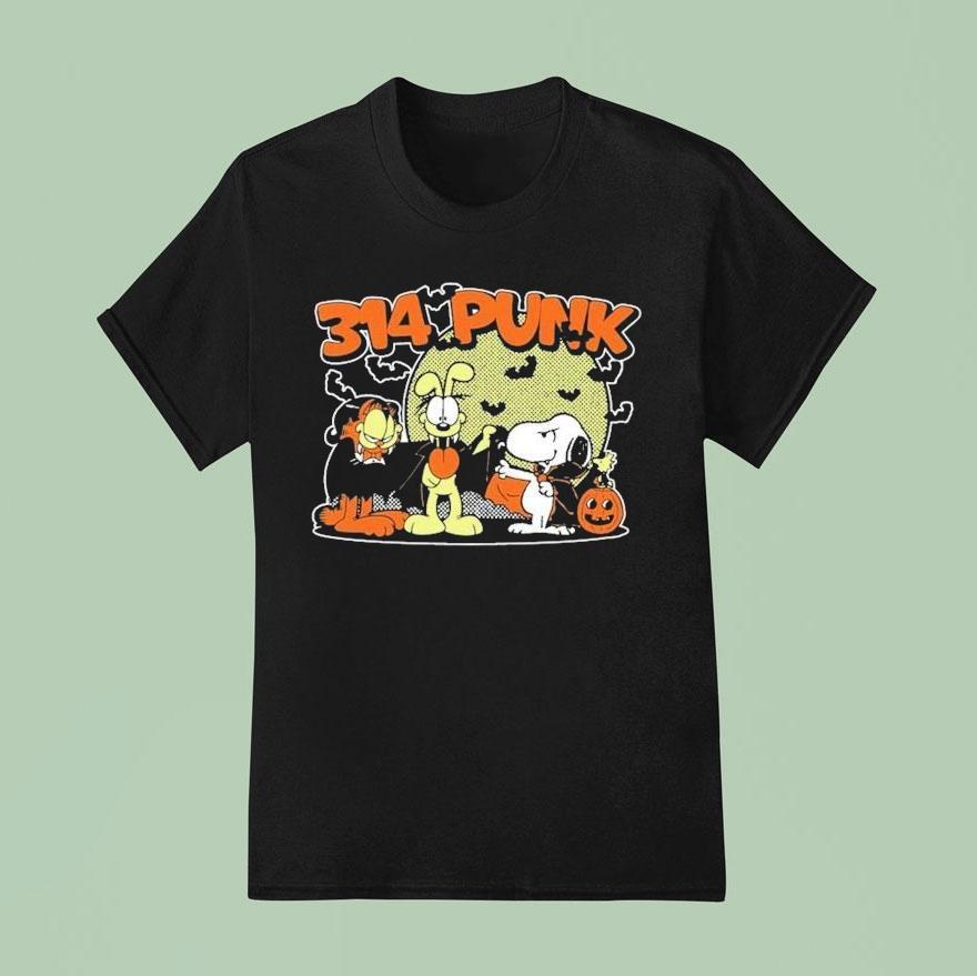 Punk Snoopy Halloween T Shirt
