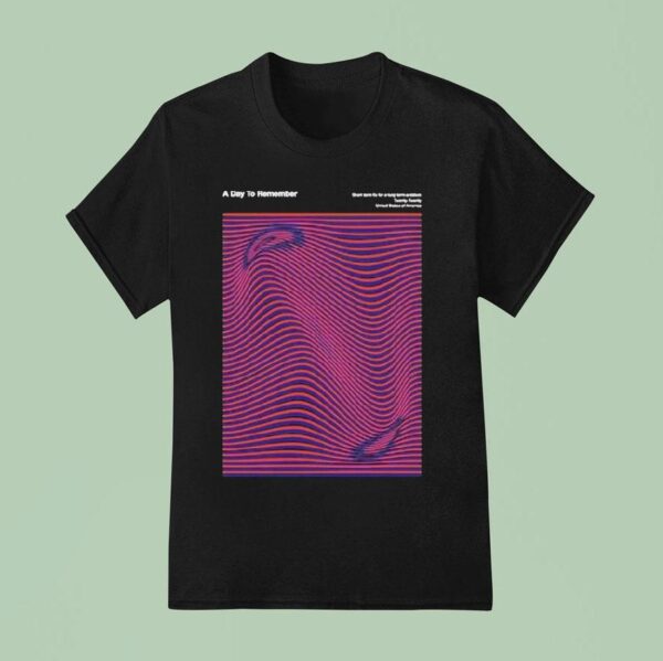 A Day To Remember Digital Wave T Shirt