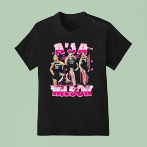 A Ja Wilson Riyadh Las Vegas Aces Basketball Graphic T Shirt
