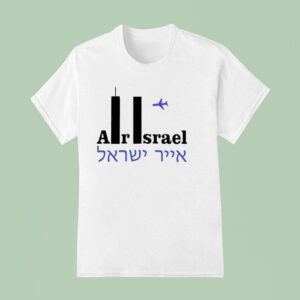 Air Israel As Twin Towers T Shirt