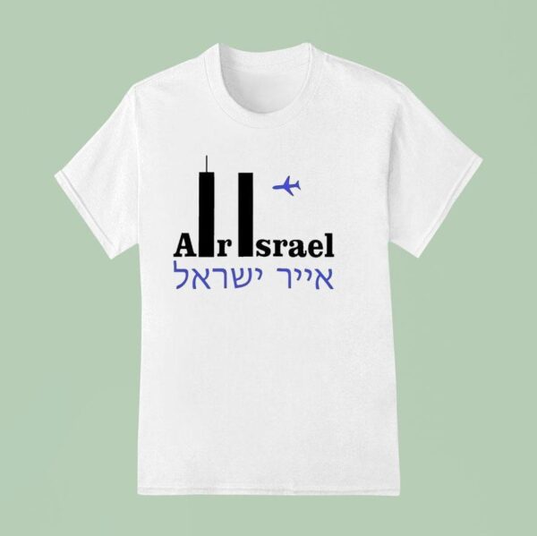 Air Israel As Twin Towers T Shirt