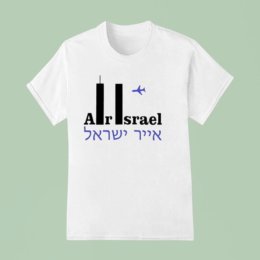 Air Israel As Twin Towers T Shirt