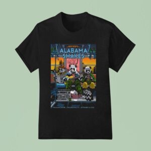 Alabama Shakes The Mann Center In Philadelphia Pa Sep Tour Panda T Shirt