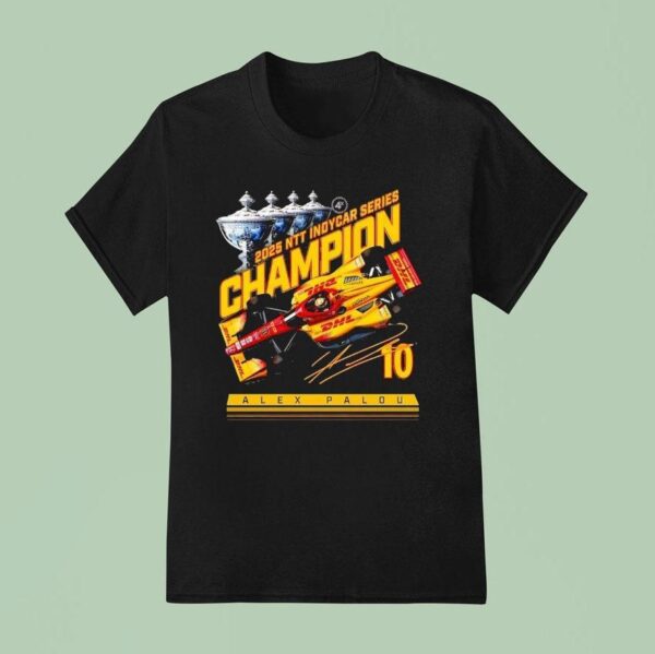 Alex Palou Ntt Indycar Series Champion Signature T Shirt