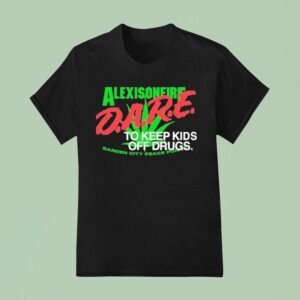 Alexisonfire Dare To Keep Kids Off Drugs Garden City Peace Punks T Shirt