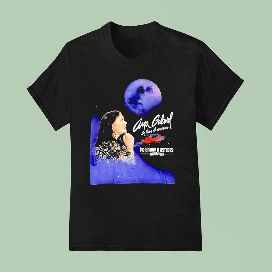 Ana Gabriel World Tour Vintage T Shirt