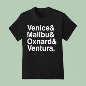 Anderson Paak Venice Malibu Oxnard And Ventura T Shirt