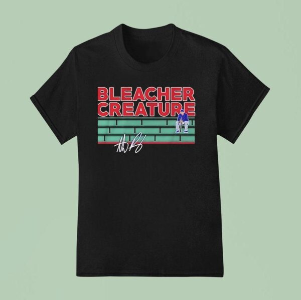 Anthony Rizzo Bleacher Creature Chicago Cubs Signature T Shirt