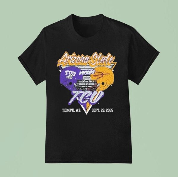 Arizona State Sun Devils Vs Tcu Horned Frogs Gameday Tempe Az Sept T Shirt