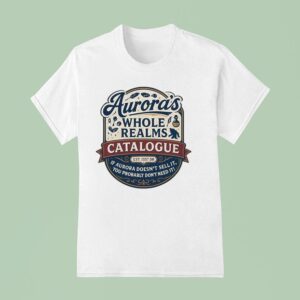 Aurora S Whole Realm Catalogue Est Logo Vintage T Shirt