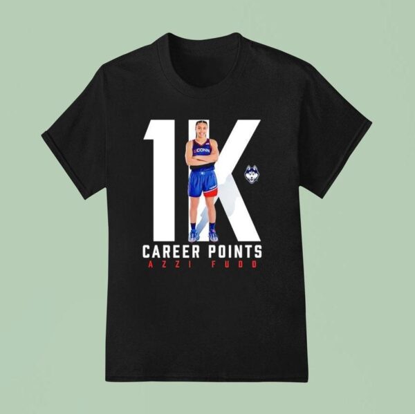 Azzi Fudd Career Point K Uconn Huskies Basketball T Shirt
