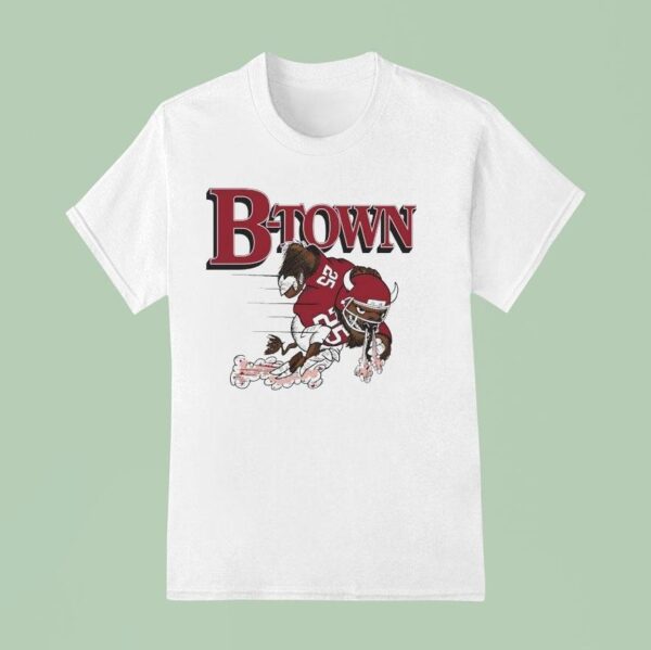 B Town Indiana Hoosiers Mascot Football T Shirt