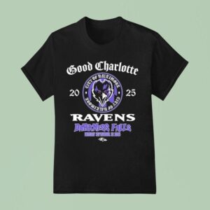 Baltimore Ravens Good Charlotte Darkness Falls Sep T Shirt