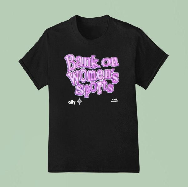 Bank On Women S Sports Wnba Las Vegas Aces Logo T Shirt