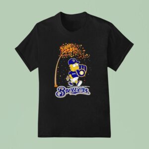 Bart X Milwaukee Brewers Baseball Thanksgiving T Shirt