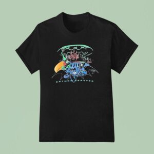 Batman Forever Batman Robin With Other Characters T Shirt