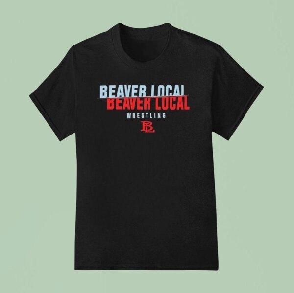Beaver Local Wrestling Logo T Shirt