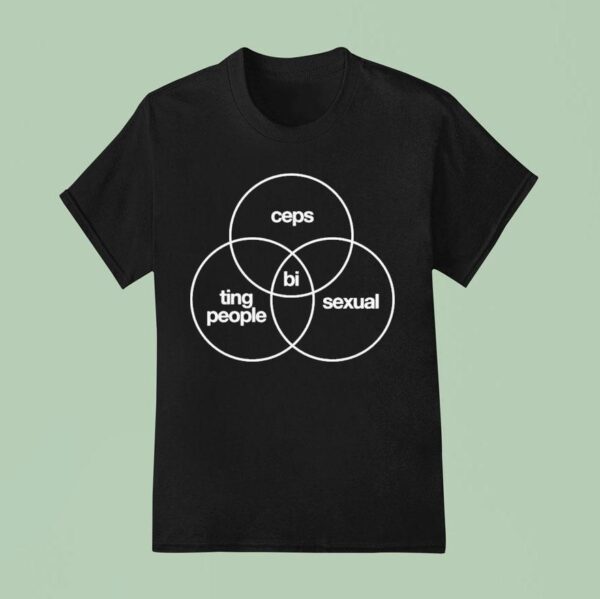 Bi Ceps Ting People Sexual Venn Diagram T Shirt