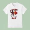 Bison Painting The Midwest Krush Red Indiana Hoosier T Shirt
