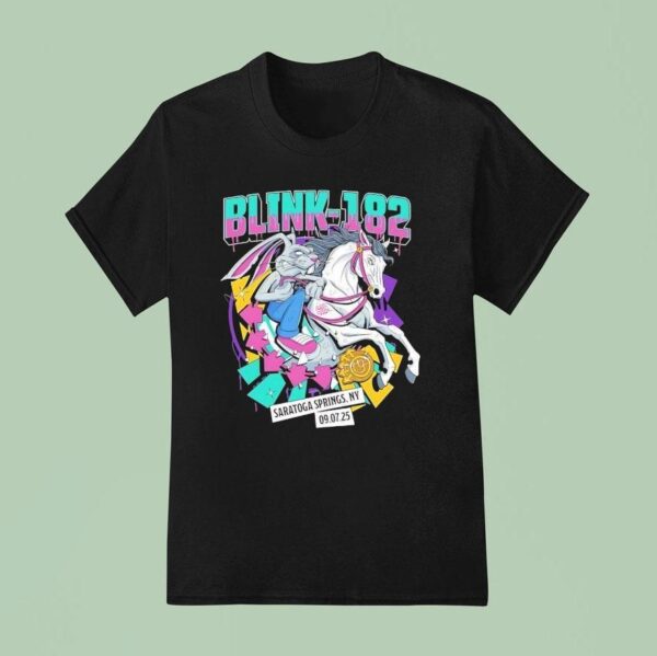Blink Bunny Riding A Horse T Shirt