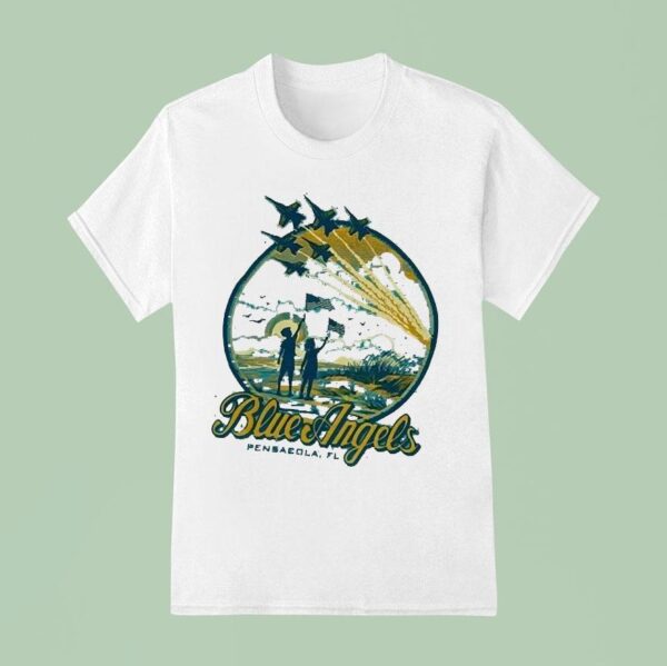 Blue Angels Beach Buzz Pensacola Fl Naval Aviation Museum T Shirt