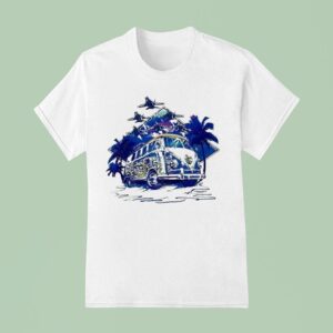 Blue Angels Beach Hippie Naval Aviation Museum Van T Shirt