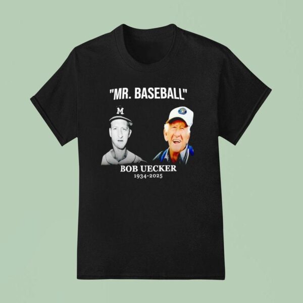 Bob Uecker Mr Baseball Milwaukee Brewers T Shirt