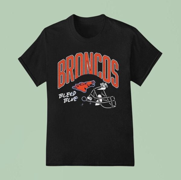Boise State Broncos Bled Blue Helme T Shirt