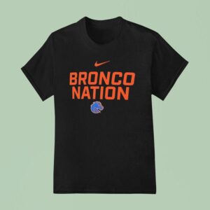 Boise State Broncos Nation Logo T Shirt