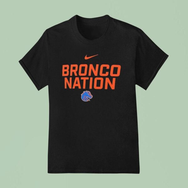 Boise State Broncos Nation Logo T Shirt