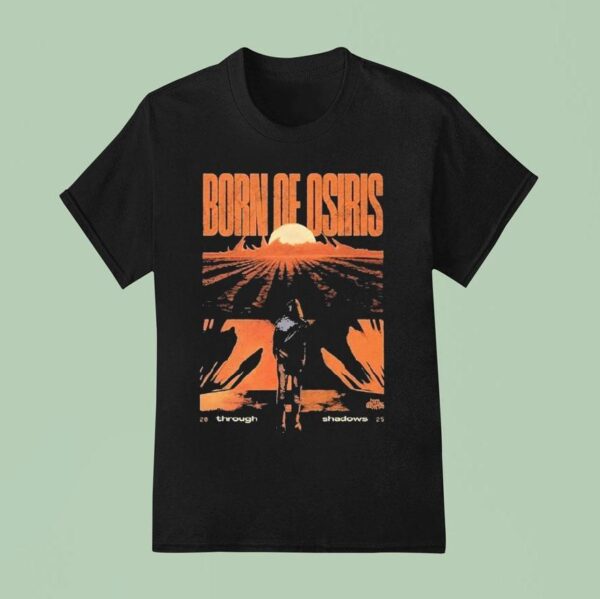 Born Of Osiris Through Shadows Burning Light T Shirt