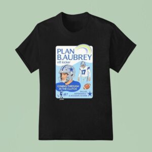Brandon Aubrey Dallas Cowboys Nfl Kicker Coming Through In The Clutch T Shirt