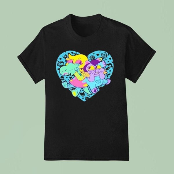 Bratty And Catty Hear T Shirt