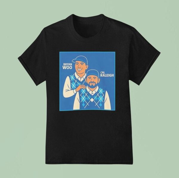 Bryan Woo And Cal Raleigh Step Brothers T Shirt