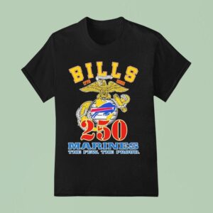 Buffalo Bills Marines The Few The Proud T Shirt