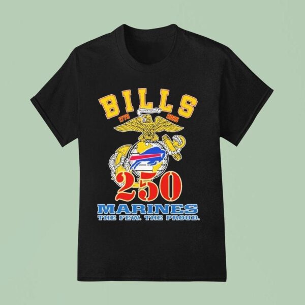 Buffalo Bills Marines The Few The Proud T Shirt