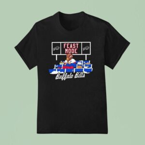 Buffalo Bills Football Mascot Eating Feast Mode T Shirt