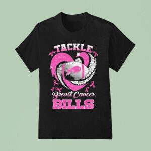 Buffalo Bills Tackle Breast Cancer Heartbea T Shirt